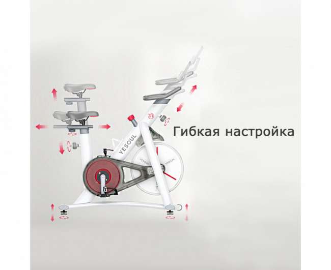 Велотренажер Yesoul Smart M1 WHITE Велотренажер Yesoul Smart M1 WHITE