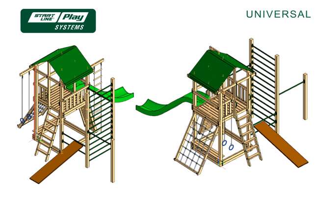 Детский городок Start Line UNIVERSAL стандарт Детский городок Start Line UNIVERSAL стандарт