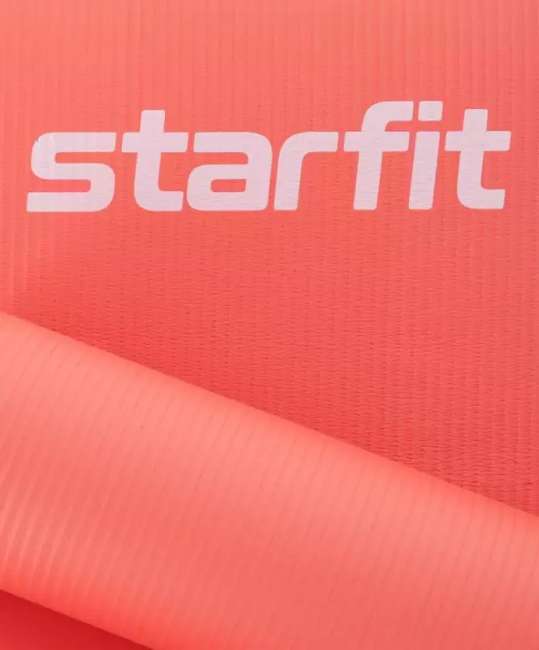 Коврик для йоги и фитнеса Starfit FM-301 коралловый