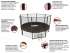 Батут с сеткой UNIX line 10 ft Black / Brown (outside) Батут с сеткой UNIX line 10 ft Black / Brown (outside)