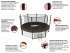 Батут с сеткой UNIX line 10 ft Black / Brown (inside) Батут с сеткой UNIX line 10 ft Black / Brown (inside)