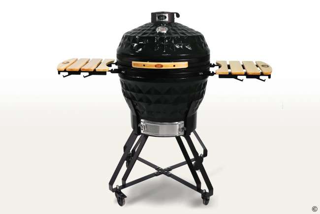 Керамический гриль-барбекю Start Grill 24 дюйма (черный) (61 см)