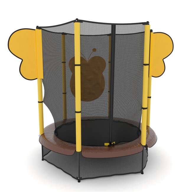 Батут с сеткой UNIX line 4.6 ft BEE (140 cm) Батут с сеткой UNIX line 4.6 ft BEE (140 cm)