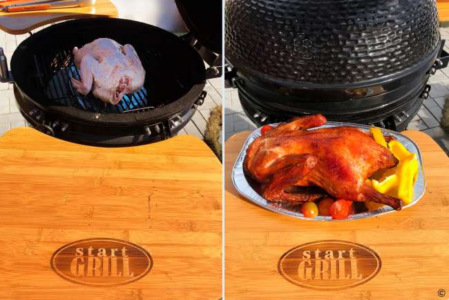 Керамический гриль-барбекю Start Grill 18 дюймов (черный) (48см) Керамический гриль-барбекю Start Grill 18 дюймов (черный) (48см)