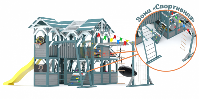 Детский игровой комплекс Савушка PlayHouse-5