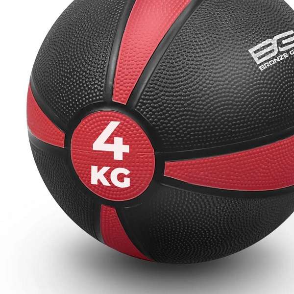 Медбол резиновый BRONZE GYM 4 кг