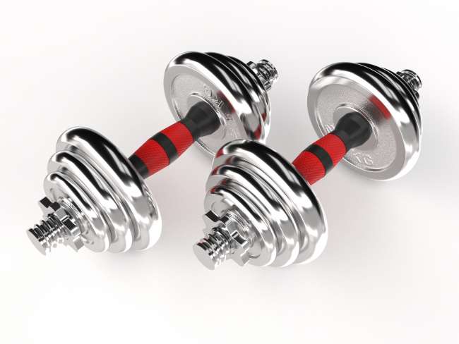 Набор гантелей UNIX Fit в кейсе 20 кг Набор гантелей UNIX Fit в кейсе 20 кг