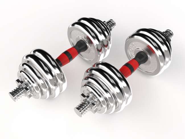 Набор гантелей UNIX Fit в кейсе 30 кг Набор гантелей UNIX Fit в кейсе 30 кг