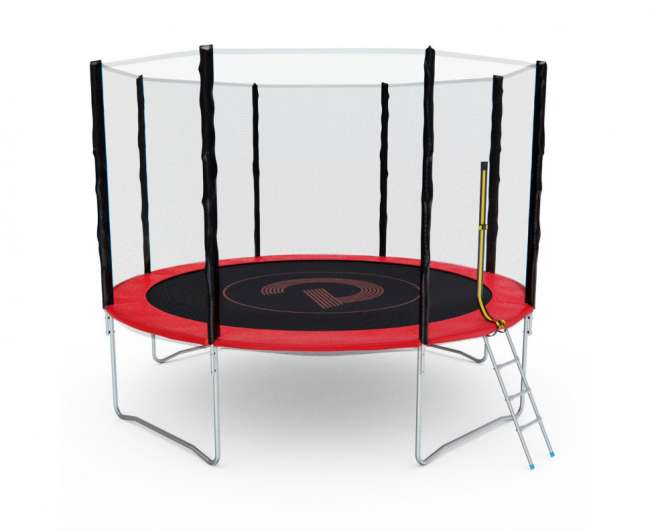 Батут с сеткой DFC PELPO 12 ft с лестницей RED Батут с сеткой DFC PELPO 12 ft с лестницей RED