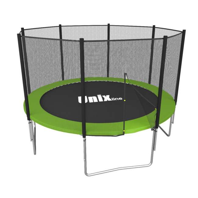 Батут с сеткой UNIX line Simple 8 ft Green outside Батут с сеткой UNIX line Simple 8 ft Green outside