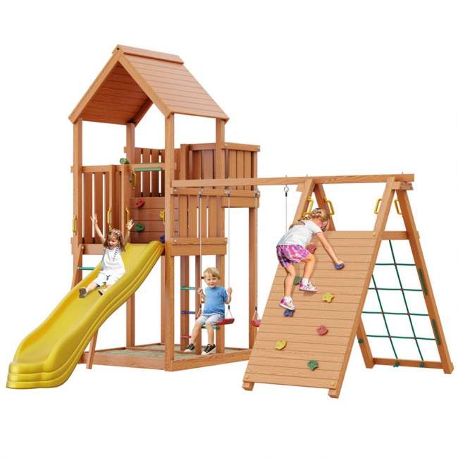 Деревянная детская площадка Jungle Palace JP11 Деревянная детская площадка Jungle Palace JP11