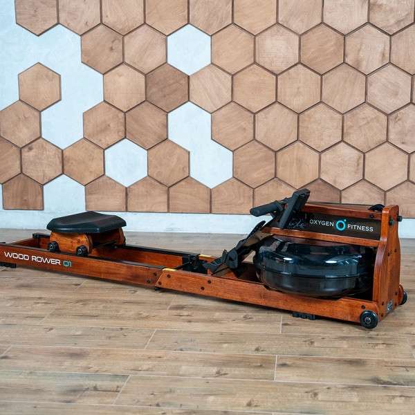 Гребной тренажер OXYGEN FITNESS WOOD ROWER Q1