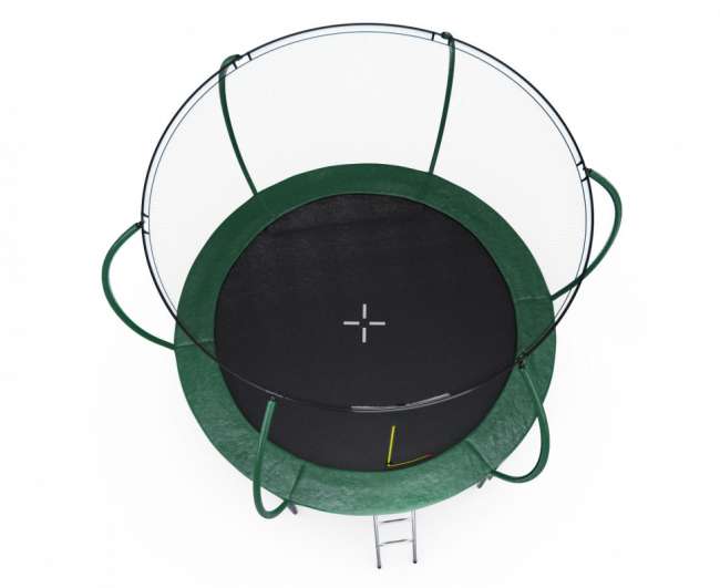 Батут DFC ULTRASPORT 10 ft с внутренней сеткой и лестницей