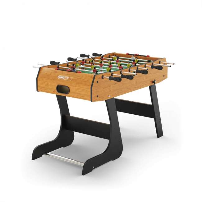 Игровой стол складной UNIX Line Футбол - Кикер (122х61 cм) Wood Игровой стол складной UNIX Line Футбол - Кикер (122х61 cм) Wood