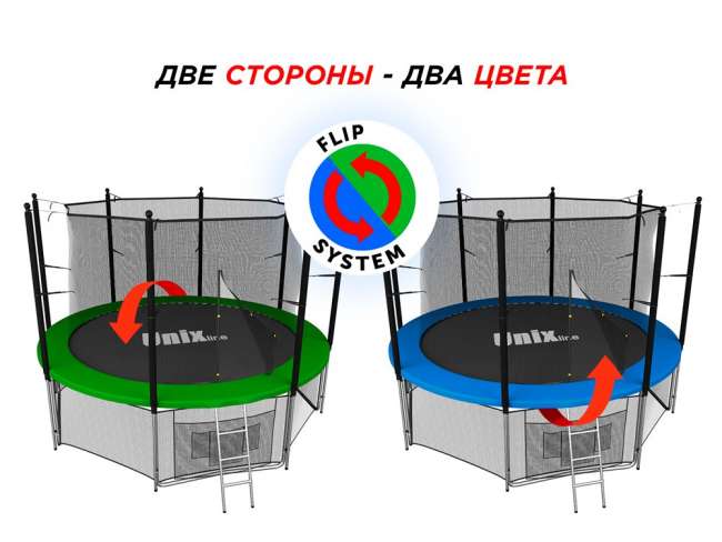 Батут с сеткой UNIX line 8 ft Classic inside