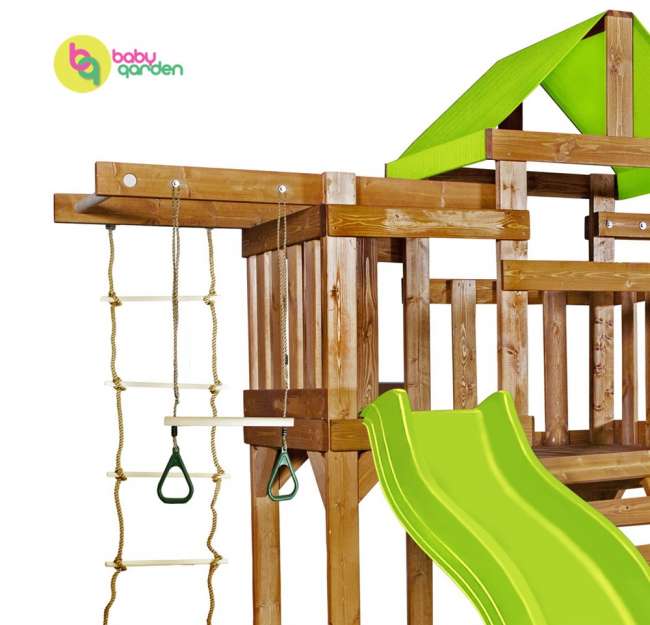 Детская игровая площадка Babygarden Play 6 светло-зеленая Детская игровая площадка Babygarden Play 6 светло-зеленая