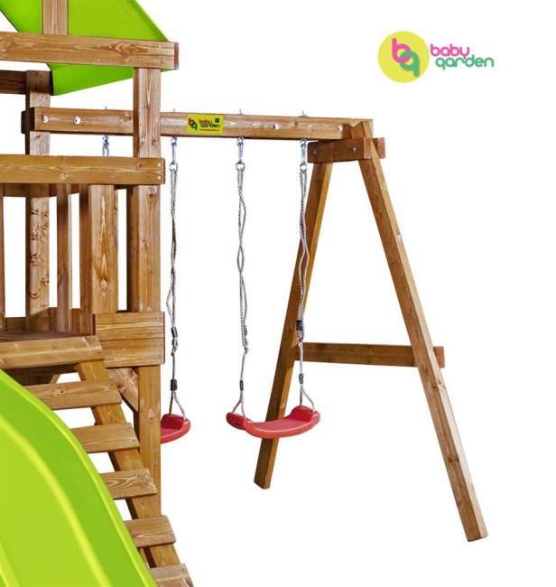 Детская игровая площадка Babygarden Play 6 светло-зеленая Детская игровая площадка Babygarden Play 6 светло-зеленая