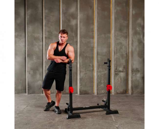 Стойка под штангу с брусьями 3 в 1 DFC AKYEN J07 Стойка под штангу с брусьями 3 в 1 DFC AKYEN J07