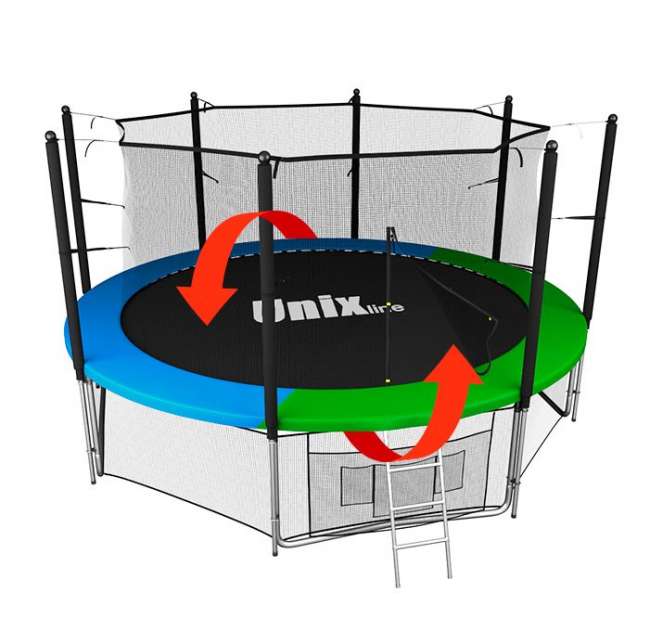 Батут с сеткой UNIX line 12 ft Classic inside