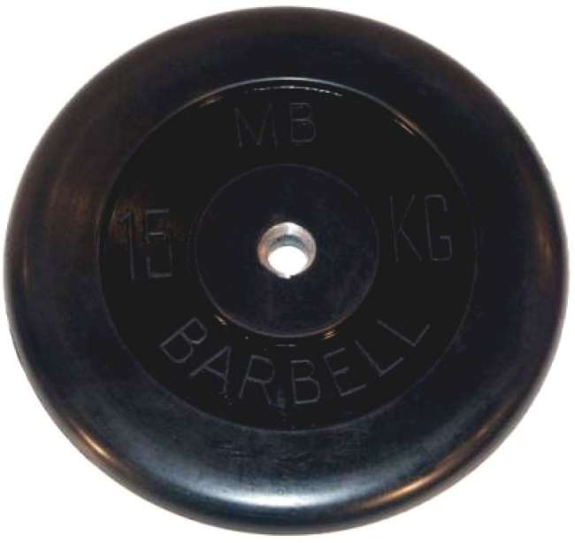 Диски обрезиненные Barbell 51 мм черные, вес от 1,25 до 25 кг в ассортименте Диски обрезиненные Barbell 51 мм черные, вес от 1,25 до 25 кг в ассортименте