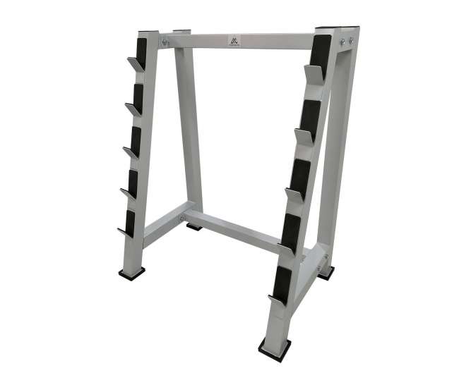 Стойка для хранения 5 грифов DFC Powergym RA769G серый Стойка для хранения 5 грифов DFC Powergym RA769G серый