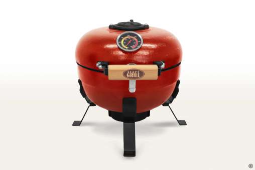 Портативный керамический гриль Start Grill TRAVELLER 12 дюймов (красный) (30,5 см)