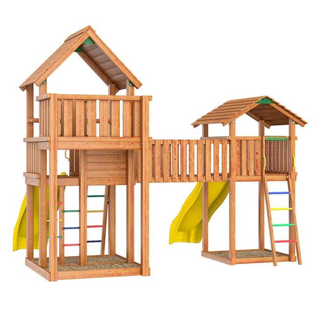 Деревянный игровой городок Jungle Palace Делюкс JВ6 Деревянный игровой городок Jungle Palace Делюкс JВ6