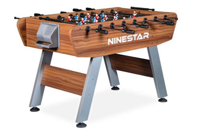 Игровой стол футбол NINESTAR PlayOff коричнево-серый Игровой стол футбол NINESTAR PlayOff коричнево-серый