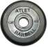 Диски обрезиненные Barbell Atlet 26 мм черные, вес от 1,25 до 25 кг в ассортименте