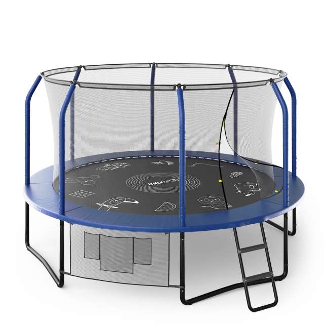Батут UNIX Line SUPREME GAME 12 ft blue Батут UNIX Line SUPREME GAME 12 ft blue