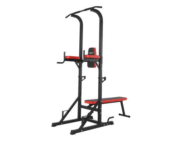 Турник-пресс-брусья со скамьей UNIX Fit POWER TOWER 120P Турник-пресс-брусья со скамьей UNIX Fit POWER TOWER 120P