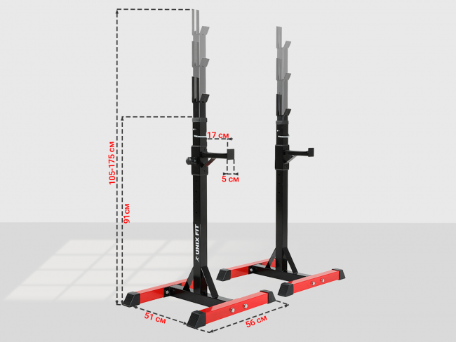 Стойка под штангу UNIX Fit FRAME 120 Стойка под штангу UNIX Fit FRAME 120