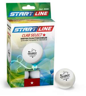 Мячи для настольного тенниса Start Line CLUB SELECT 1*