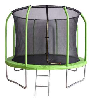 Батут с сеткой Bondy Sport 12ft (366 см) зеленый/синий