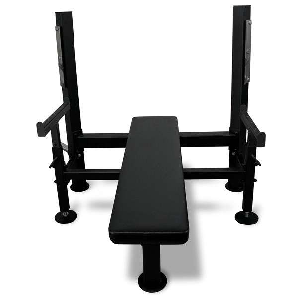 Скамья для жима лёжа BRONZE GYM PARTNER ML-902 со страховочными упорами