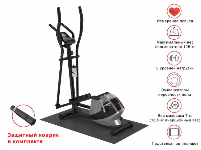Эллиптический тренажер UnixFit SL-350 Эллиптический тренажер UnixFit SL-350